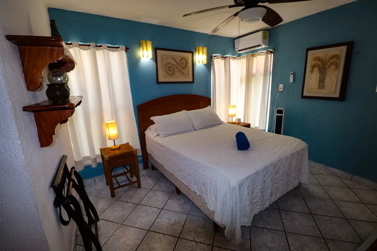 Bedroom with air conditioning